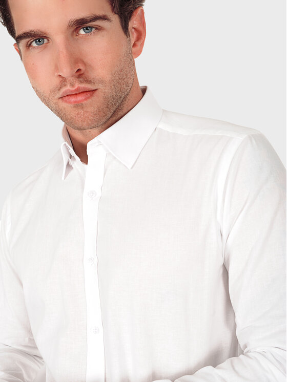 Evenemen Evenemen Koszula James White Biały Slim Fit