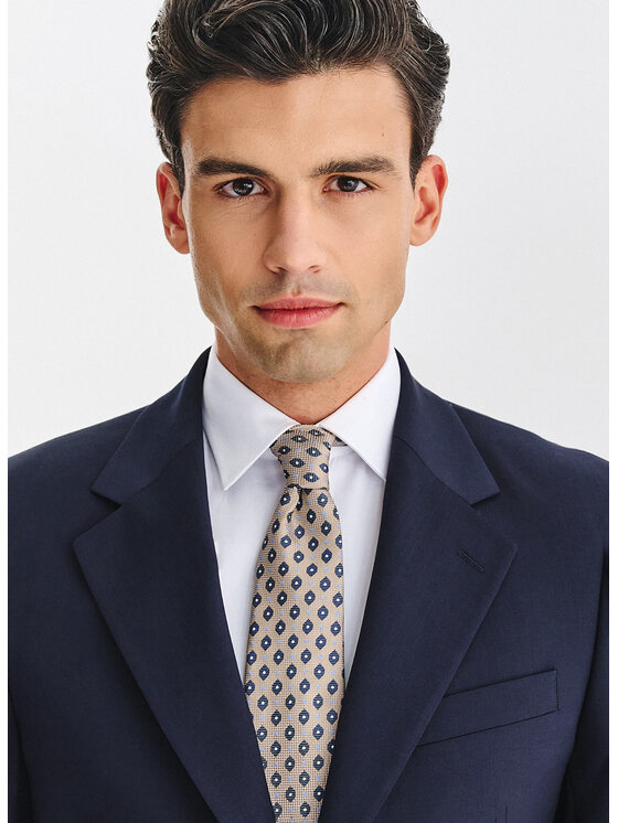 Pako Lorente Pako Lorente Marynarka P000P-3G-005 Granatowy Slim Fit