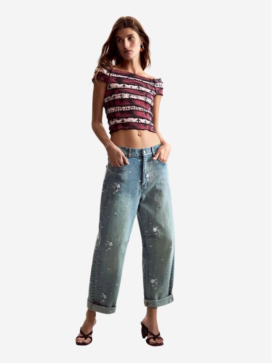 Desigual Desigual T-Shirt TS_ANIMAL_LACROIX Czerwony Regular Fit