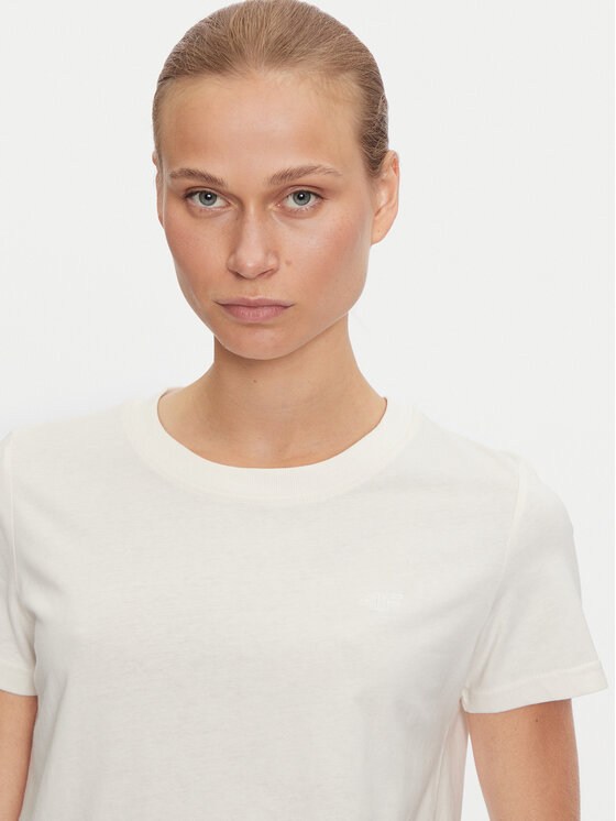 4F 4F T-shirt 4FWAW24TTSHF1650 Écru Regular Fit