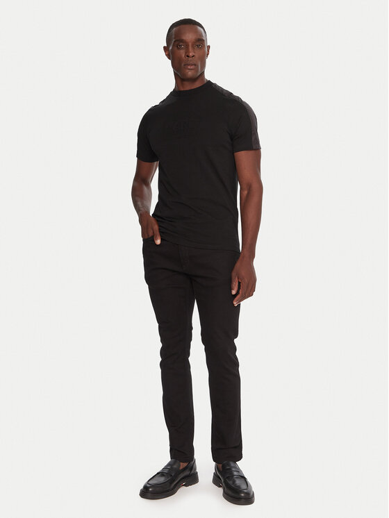 KARL LAGERFELD KARL LAGERFELD Тишърт 755030 554235 Черен Regular Fit