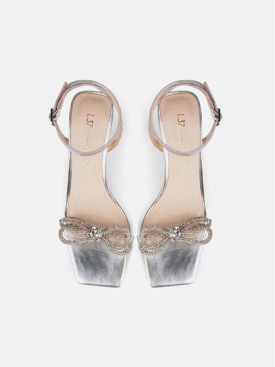 L37 L37 Sandali AT THE DISCO Argento