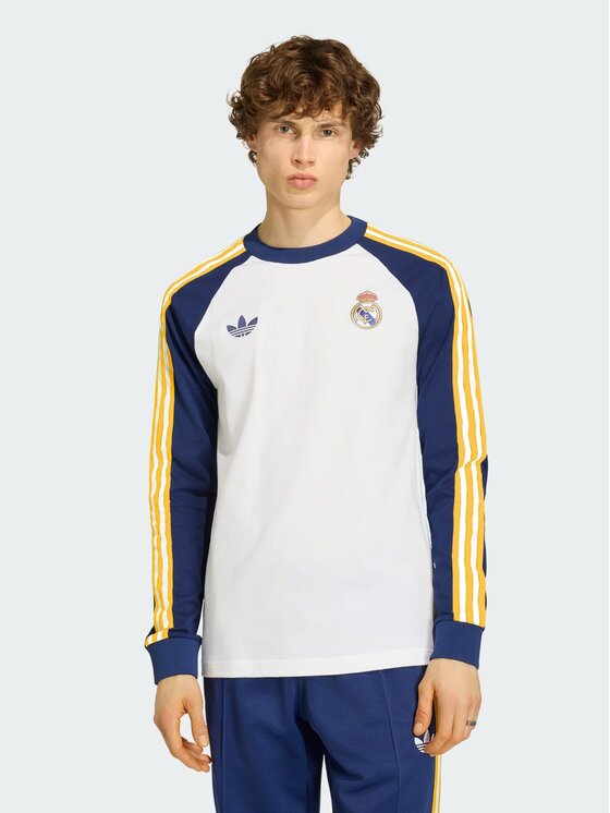 adidas adidas Bluza 162084 Biały Slim Fit