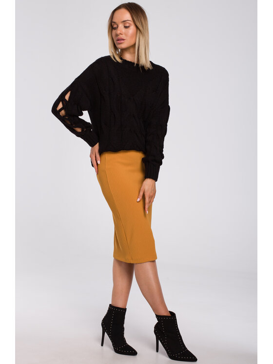 Made of Emotion Made of Emotion Sweter M539 Czarny