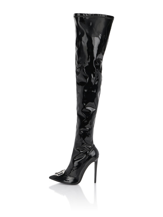 PHILIPP PLEIN PHILIPP PLEIN Kozaki 9663 Czarny