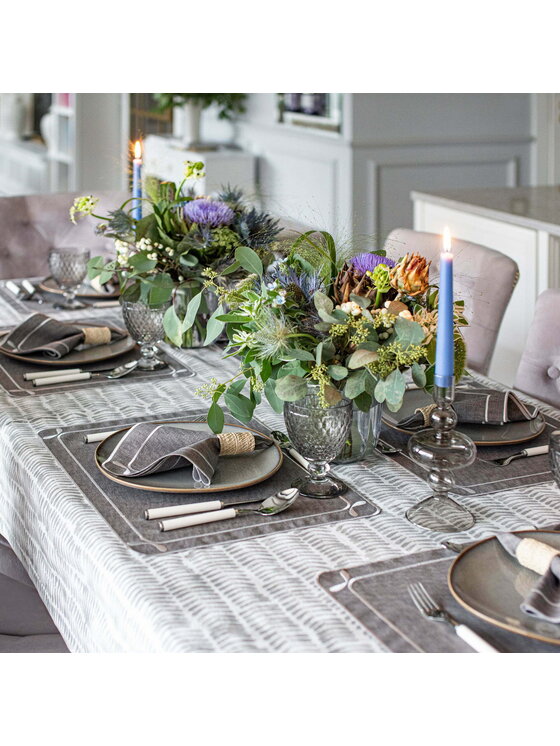 Roseberry Home Roseberry Home Serwetki haftowane Dragonfly Szary