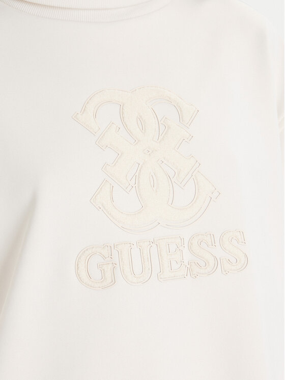 Guess Guess Každodenní šaty V5YK07 KCX22 Écru Regular Fit