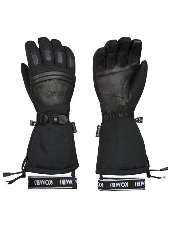 Rękawice narciarskie Kombi, Czarne, GTX Grip GORE-TEX