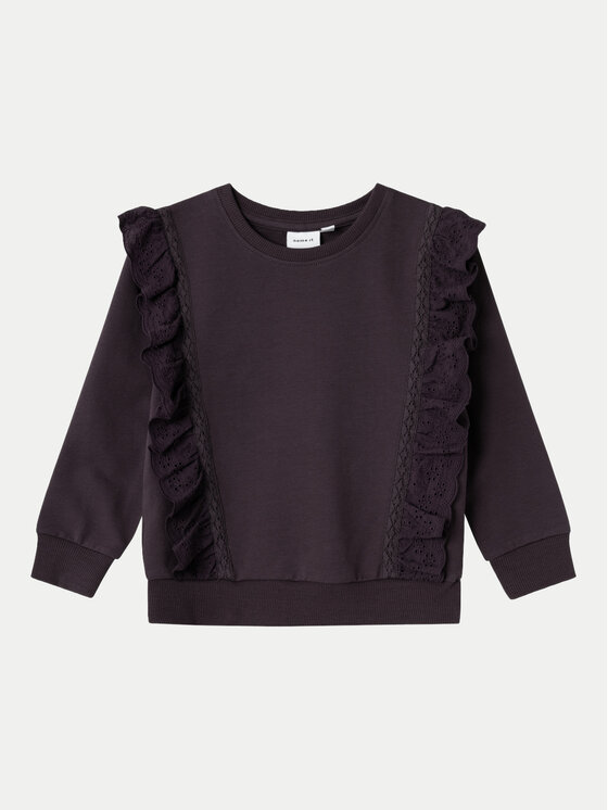 NAME IT Mikina Luva 13232134 Fialová Regular Fit