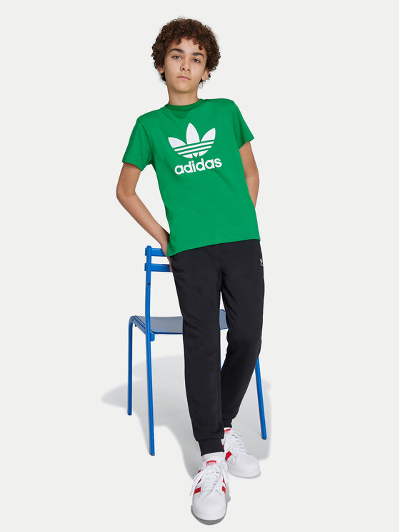 adidas adidas Póló Trefoil IY4003 Zöld Regular Fit