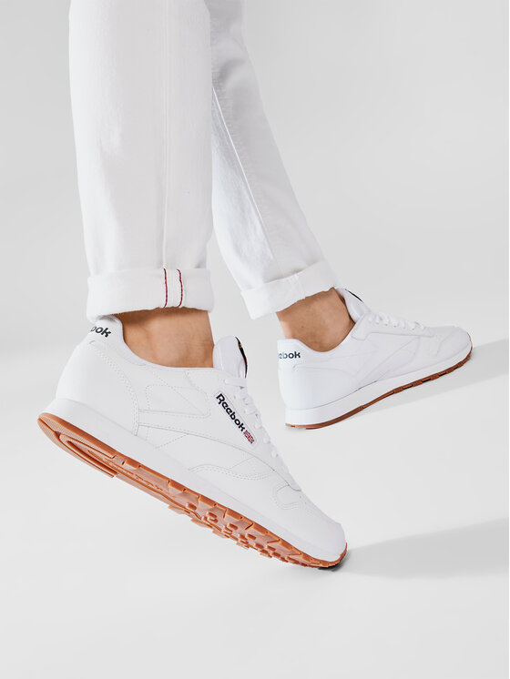 Reebok Reebok Snīkeri Cl Lthr 49799 Balts