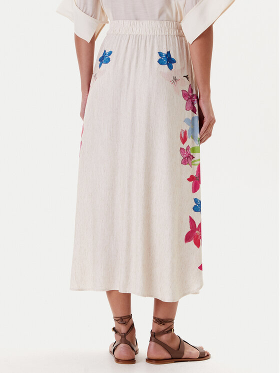 TATUUM Tatuum Spódnica midi Katia 2 T2511.173 Beżowy Regular Fit