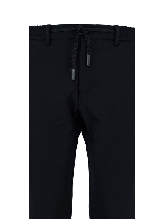 ACANFORA ACANFORA Pantaloni invernali UNCASSANO-NER Nero Regular Fit