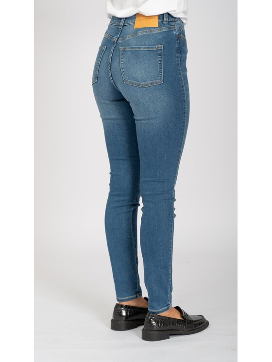 TeeShoppen TeeShoppen Jeansy Oryginalne dżinsy chude Niebieski Skinny Fit