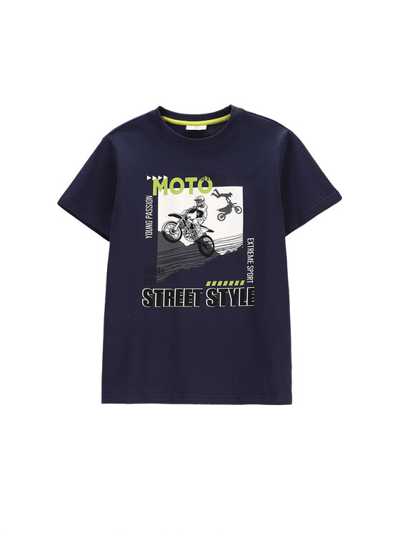 Coccodrillo Coccodrillo T-Shirt WC5143204VBB Σκούρο μπλε Regular Fit