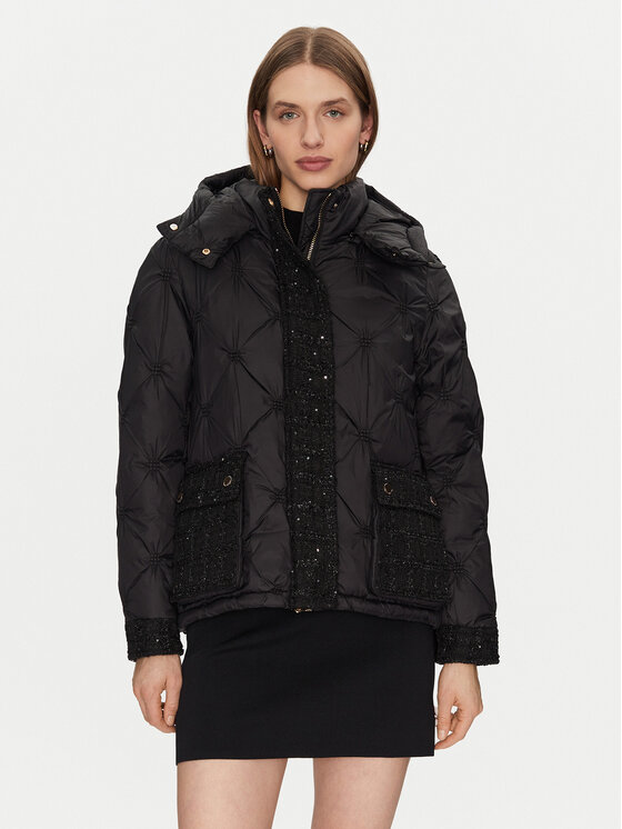 Fracomina Fracomina Giubbotto invernale FR24WC3003O423S9 Nero Regular Fit