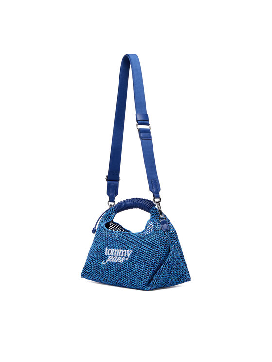 Tommy Jeans Tommy Jeans Handtasche Tjw Summer Crochet Crossover AW0AW18779 Blau