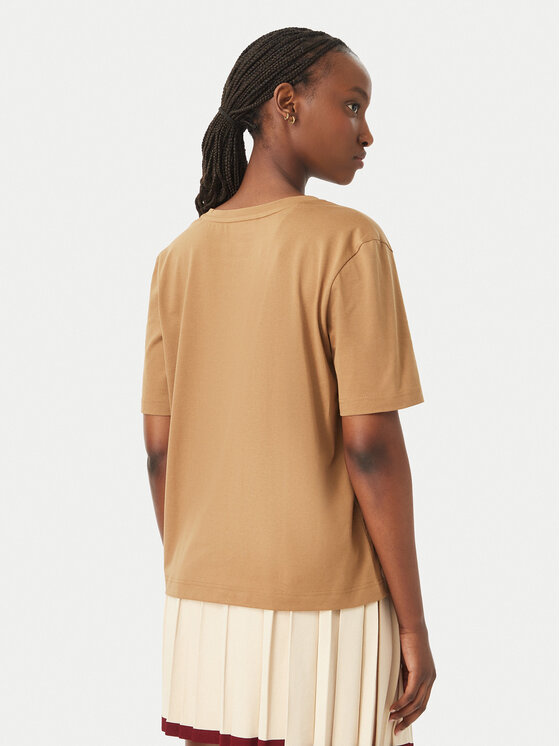 Lacoste Lacoste T-Shirt TF7300 Καφέ Regular Fit