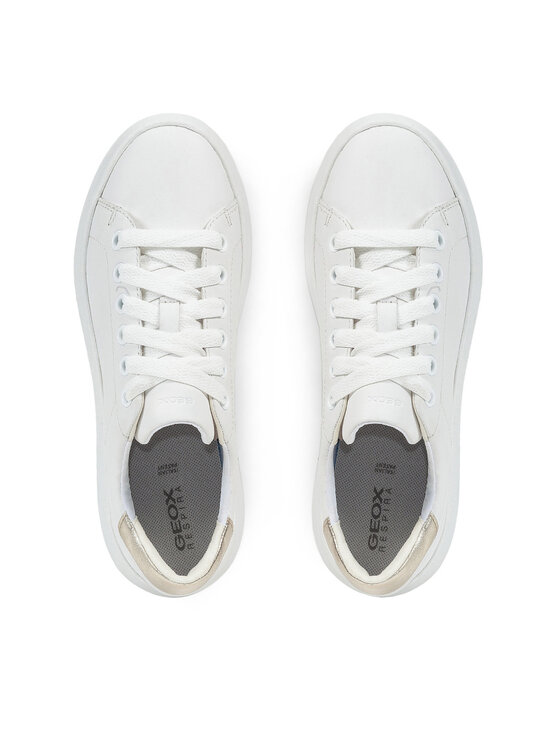 Geox Geox Sneakersy D Spherica Ec4.1 D35TCB 085Y2 C0232 Biela