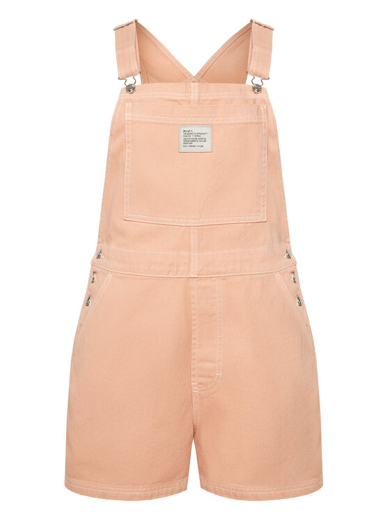 RVCA Salopette 23B091504 Rosa Relaxed Fit, taglia : XL