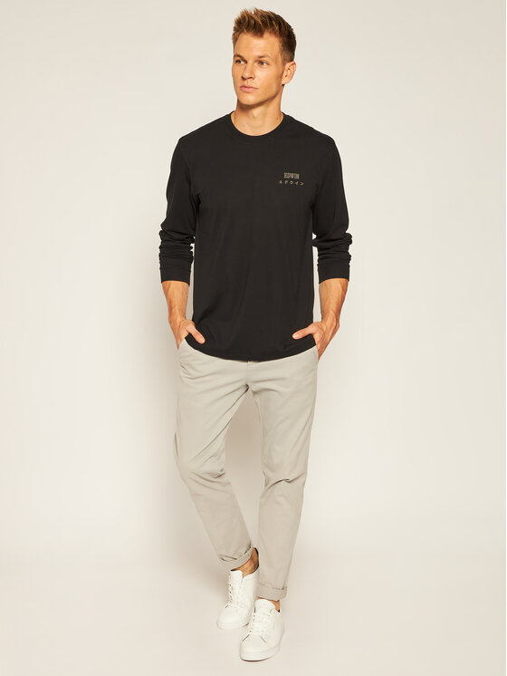 Longsleeve Logo Chest I028563 TJ26J94 8967 Nero