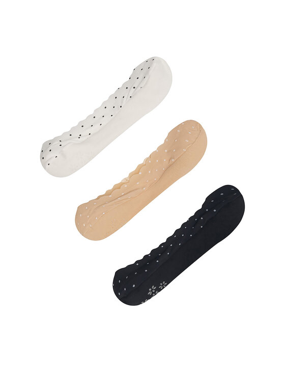 Jenny Fairy Jenny Fairy Naiste sneaker-sokkide komplekt (3 paari) 4WB-001-AW23 (3-pack) Värviline