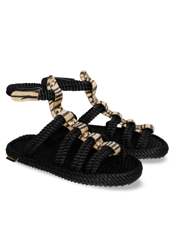 Bohonomad Bohonomad Sandalen Serengeti SRG.ZEB-20.WRS Schwarz