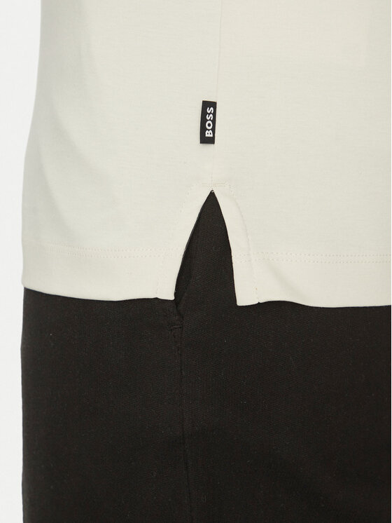 BOSS BOSS Majica H-Tessler 199 50531793 Écru Slim Fit