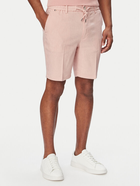 BOSS BOSS Pantaloncini di tessuto Kane1 50557537 Rosa chiaro Regular Fit