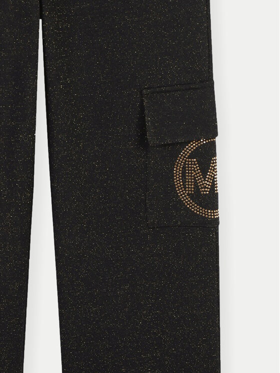 MICHAEL KORS KIDS MICHAEL KORS KIDS Spodnie dresowe R30183 D Czarny Regular Fit