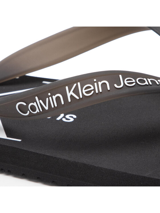Calvin Klein Jeans Calvin Klein Jeans Σαγιονάρες Beach Sandal Monogram Tpu YM0YM00055 Μαύρο