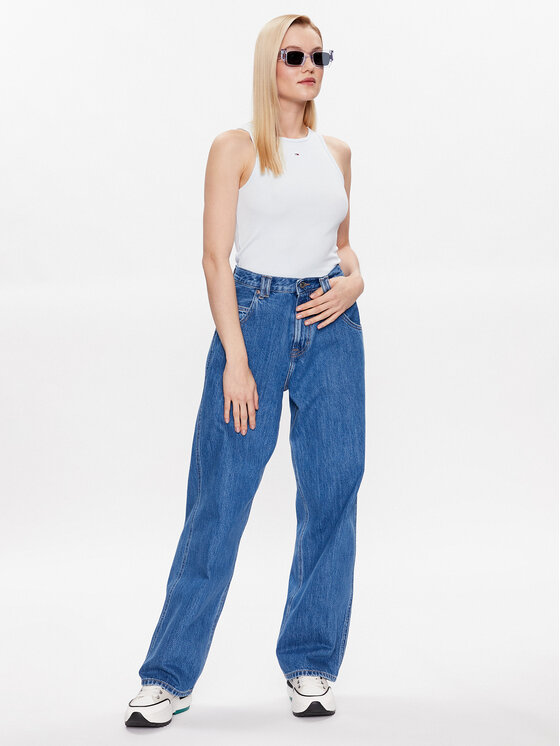 Tommy Jeans Tommy Jeans Jeansy Daisy DW0DW15661 Niebieski Loose Fit