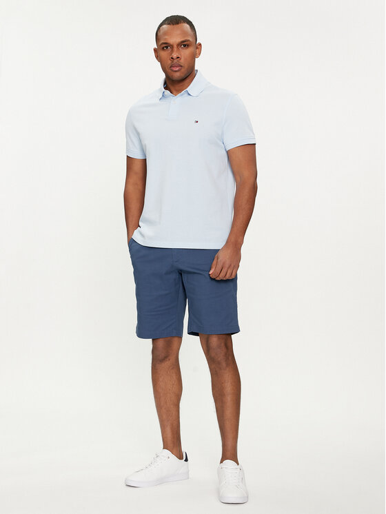 Tommy Hilfiger Tommy Hilfiger Szorty materiałowe Harlem MW0MW23568 Niebieski Regular Fit
