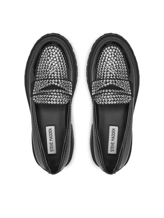 Steve Madden Steve Madden Loaferek Longhaul SM11003448 Fekete