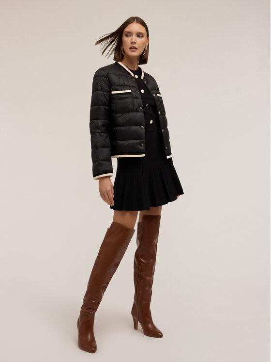 Motivi Motivi Giubbotto piumino F747Q100690N033 Nero Regular Fit