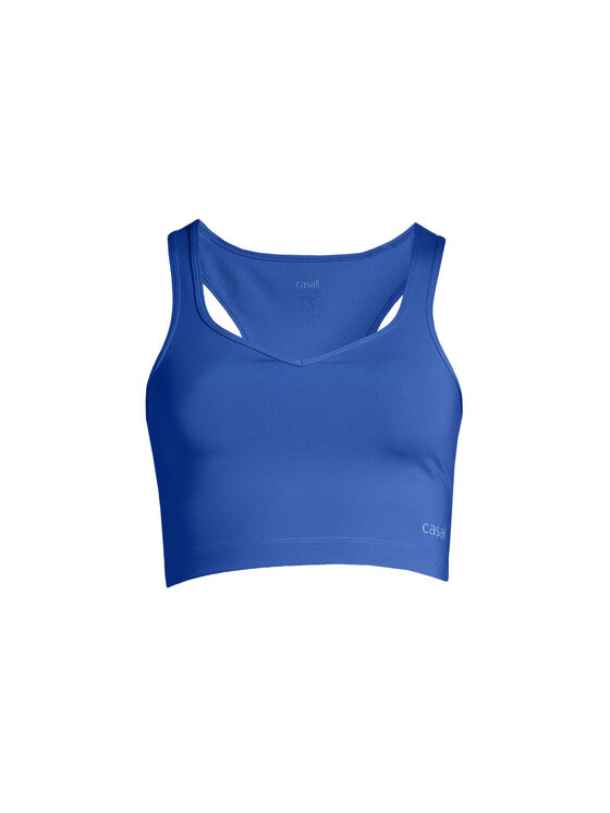 Casall Casall Top Heart Shape Sport Top Niebieski Slim Fit