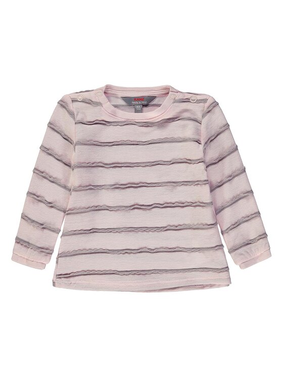 Kanz Kanz Bluzka 1842013-0001 Kolorowy Basic Fit