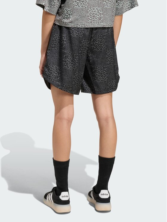 adidas adidas Szorty materiałowe 158914 Czarny Loose Fit