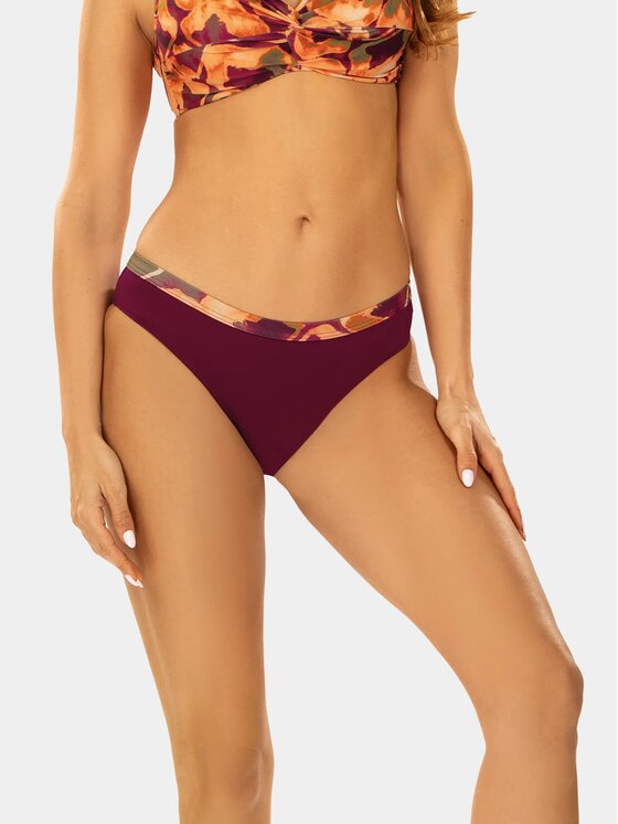 Feba Feba Bikini pezzo sotto FD20 Bordeaux