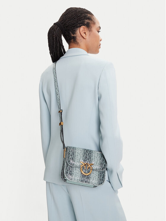 PINKO PINKO Дамска чанта Love Box Bag Fl Mini PE 25 PLTT 104297 A2CH Зелен