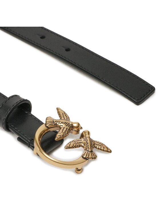 PINKO Pinko Dámský pásek Love Berry H2 Belt PE 23 PLT01 100143 A0F1 Černá