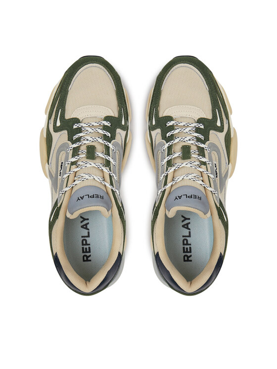 REPLAY REPLAY Sneakersy GMS9M .000.C0008T Zielony
