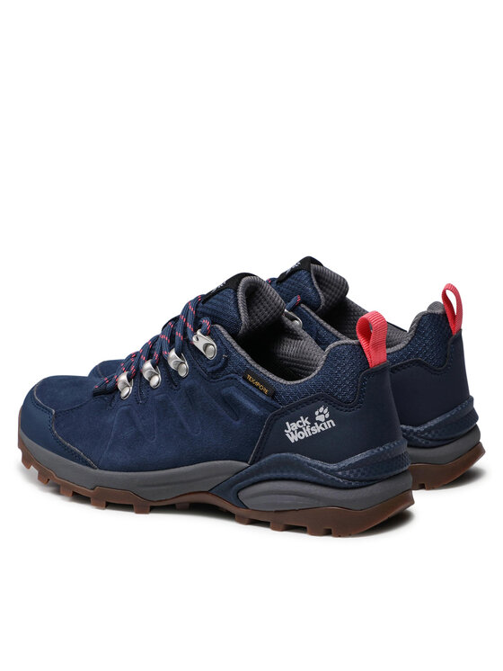 Jack Wolfskin Jack Wolfskin Trekking čevlji Refugio Texapore Low W 4050821 Mornarsko modra
