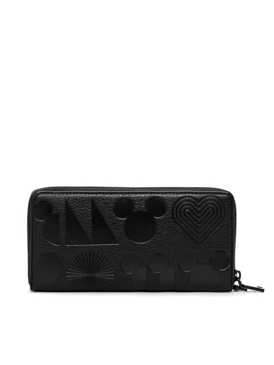 Desigual Desigual Portafoglio All Mickey Fiona 24WAYP01 Nero