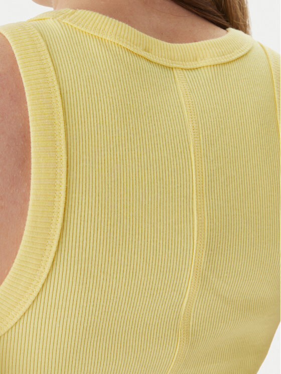 Lacoste Lacoste Top TF5388 Giallo Slim Fit