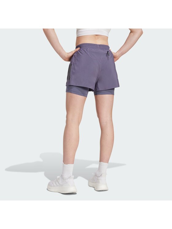 adidas adidas Szorty sportowe 141047 Fioletowy Regular Fit