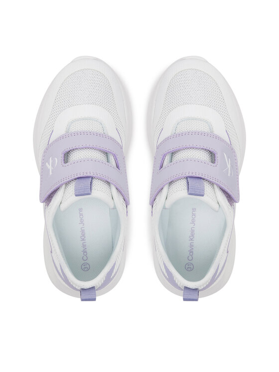 Calvin Klein Jeans Calvin Klein Jeans Laisvalaikio batai Low Cut Velcro V1A9-82026-1697X S Balta