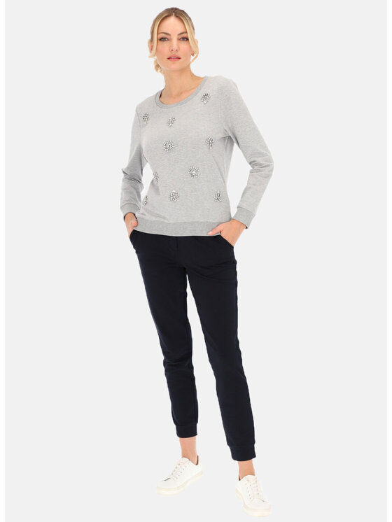 L’AF L’AF Bluza Marco Szary Regular Fit