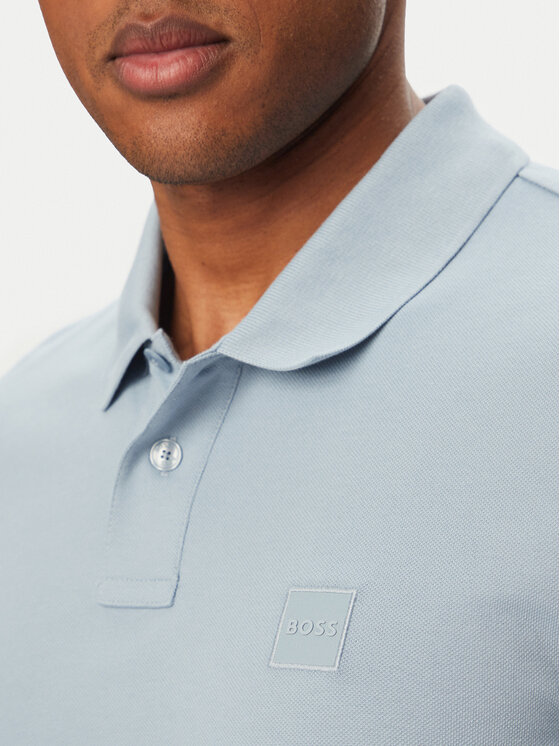 BOSS BOSS Polo Passenger 50507803 Niebieski Slim Fit