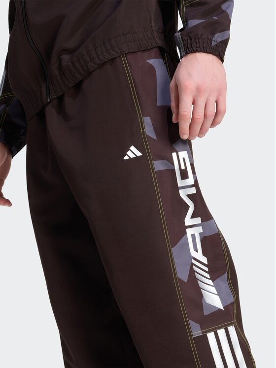 adidas adidas Spodnie dresowe 162963 Brązowy ciemny Loose Fit